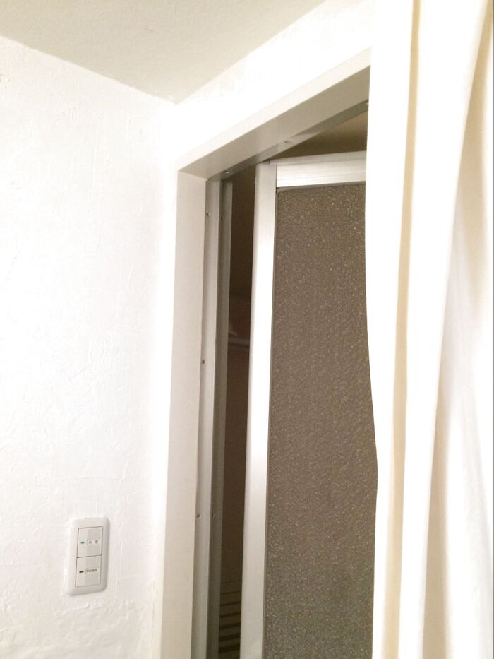 つっぱり棒で浴室内にカンタン収納❗️