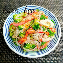 お弁当にも◎ブロッコリーとちくわの中華風シーザーサラダ