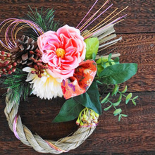 オール100均素材でしめ飾りを作ろう♪