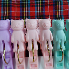 【ダイソー】使い方いろいろ♡洗濯ネコピンチ30個