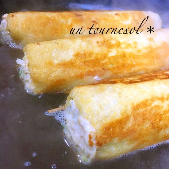 ⑥お出汁を時々かけて味を染み込ませて!