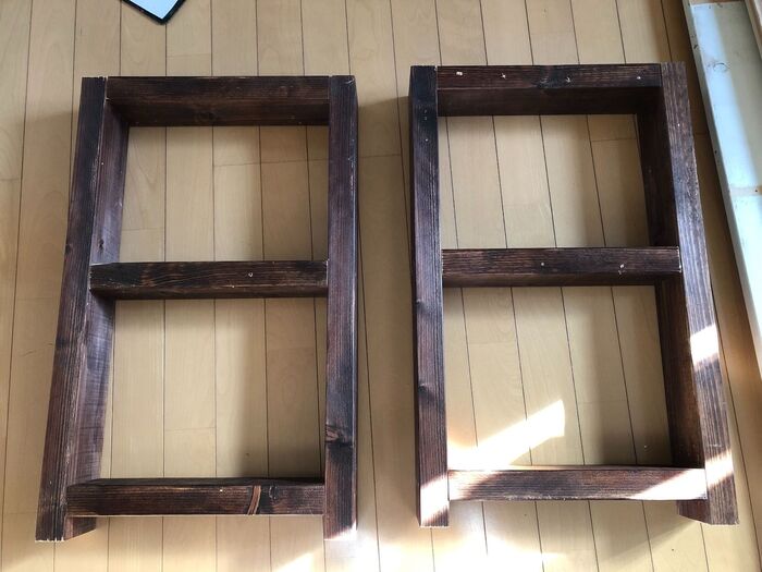 枠組み組み立て