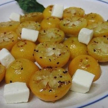 お酒のあてにもうんまい♪ やみつき金柑ソテー