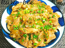 ご飯に乗せて丼も◎良妻風♪野菜たっぷり鶏もやしの生姜焼き