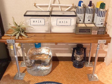 捨てるなんてもったいない!簡単リメイクでベンチ風の台