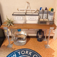 捨てるなんてもったいない!簡単リメイクでベンチ風の台