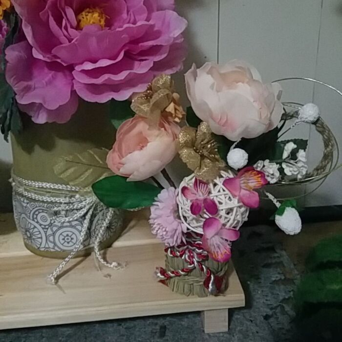 こちらは華やかに