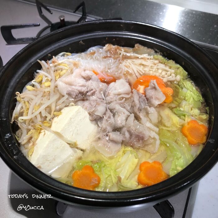 家にあるもので和風鍋