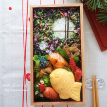 セリアのたい焼き型で蒸し卵