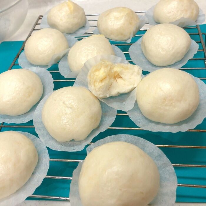 ?チーズカスタードまん‼️