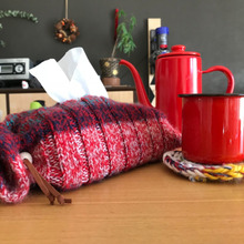 初めてでも簡単!毛糸のティッシュカバー