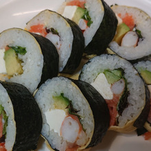 海鮮恵方巻きproject 「カルフォルニアの青い空、Philadelphiaの吐息」