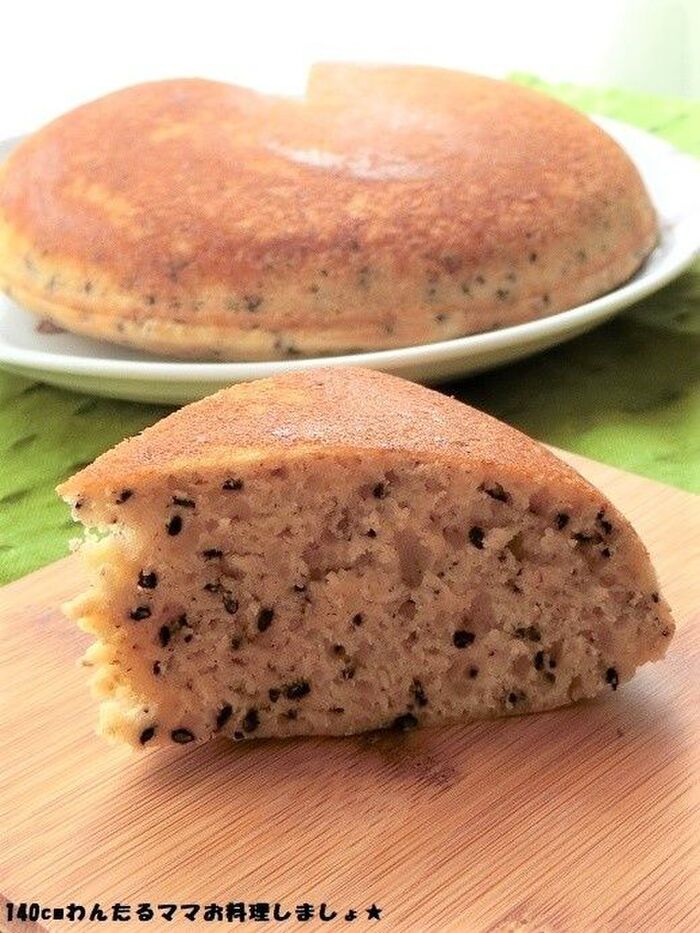 炊飯器で簡単★ごまケーキ