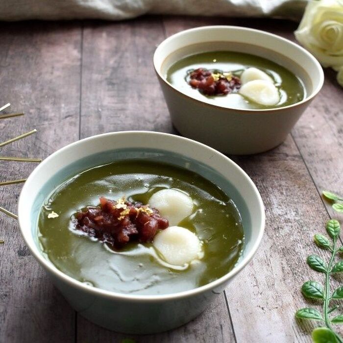 抹茶の香りがたまらない~3ステップで作れる抹茶しるこ