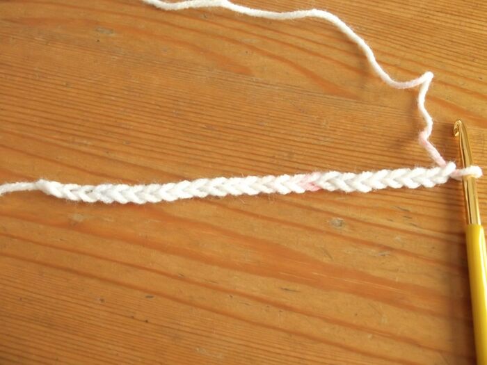 くさり編み25目