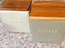 やっと見つけた♫陶器製キャニスター