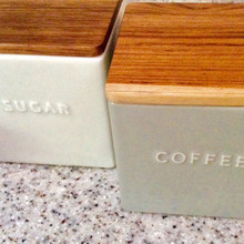 やっと見つけた♫陶器製キャニスター