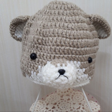 ワンだふるなキッズ毛糸帽子