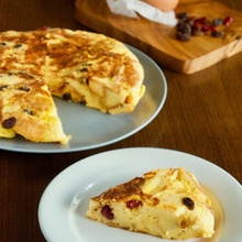 余ったパンの耳で フライパンで作るパンプディング