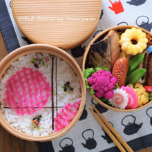 ワッフル状の大根スライスの甘酢漬け