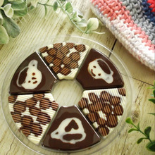 なぞるだけ 簡単デコチョコ!カップちゃん バレンタインに♪