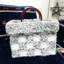 材料費1100円!コ・ス・パ大な市松模様のふわふわトートをハンドメイド