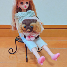 毛糸でおそろ(*^^*)