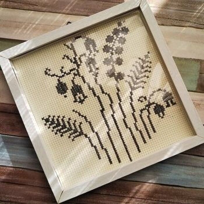 ★百均DIY★ディスプレイ刺繍枠を作りましょう!