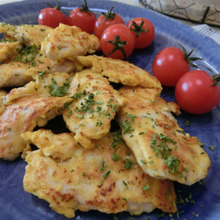 冷めてもしっとりやわらか♪ ささみのカレーチーズピカタ