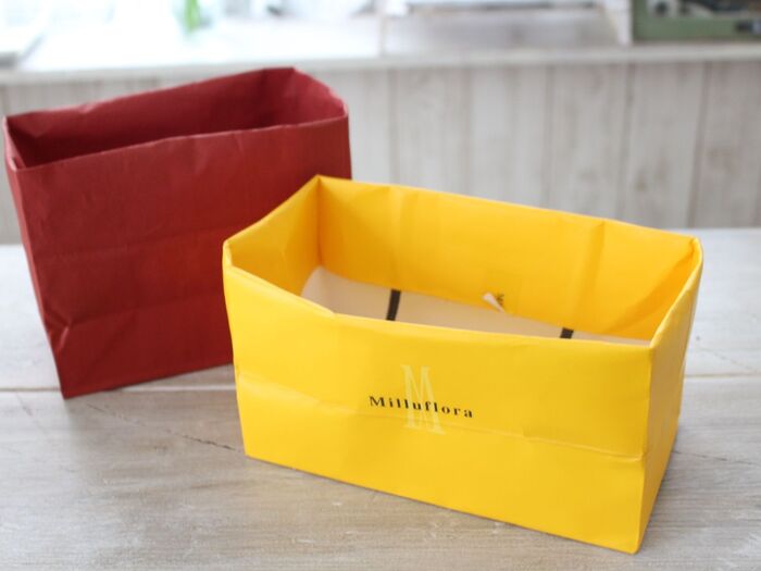 引き出し収納に紙袋を活用する方法♪