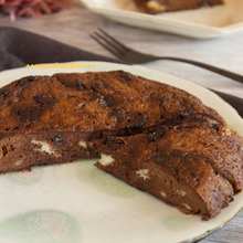 熱々も幸せ♪フライパンで チョコパンプディング