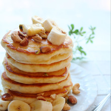 憧れのホットケーキタワーが簡単にできる!もっちりフワフワお餅ホットケーキ