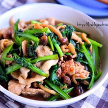 ♡ごはんがすすむ♡豚肉と小松菜のバター醤油炒め♡【#簡単#時短#節約】