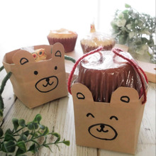 100均の封筒とラベルで!アレンジ自在♪クマさんペーパーバック