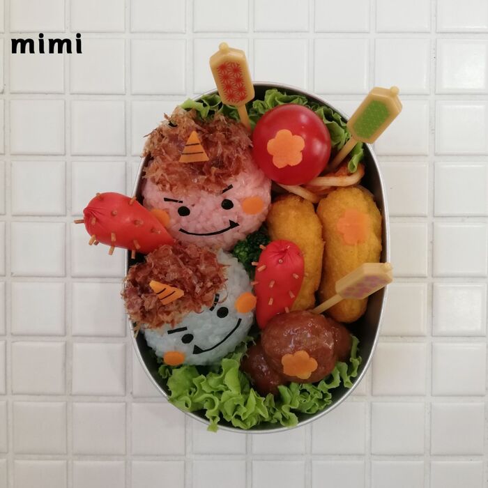 ⑤パーツを乗せます。