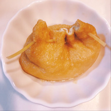 子供ウケ◎何もない日におススメな餅巾着の甘煮