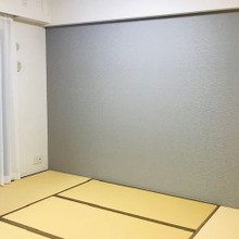 ちいさな和室にアクセントクロス