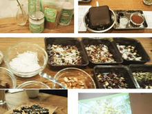 ココナッツオイルとココナッツシュガーで作る生チョコづくりとヘルシーランチ