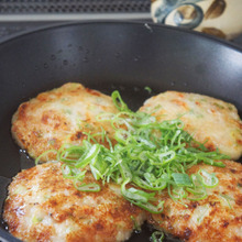 お餅でもんじゃ焼き風❤大根もち❤