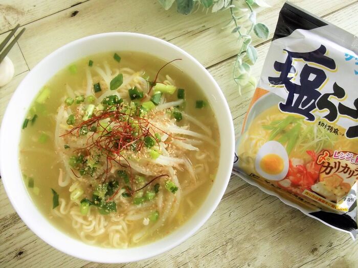 まずは、ラーメンを美味しくいただく