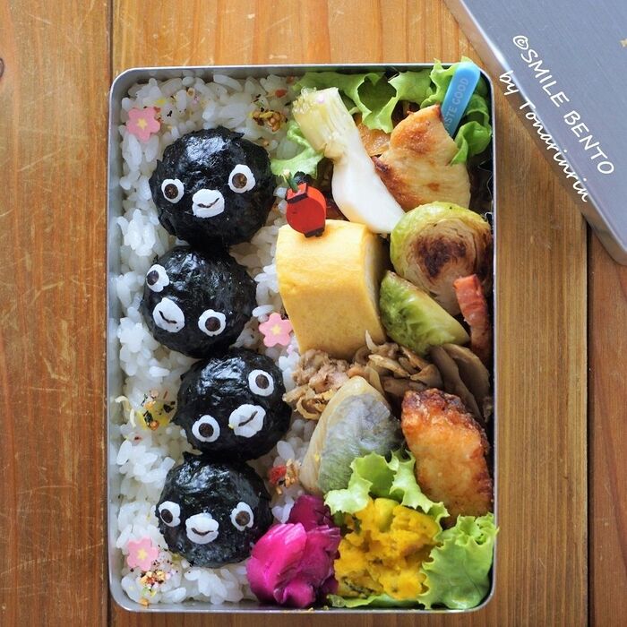 お弁当の詰め方<斜め>