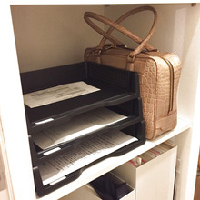 【収納】テーブルにプリントが溜まらない!セリアのレタートレーで解決できる