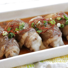 牛すき焼き風お餅の肉巻き