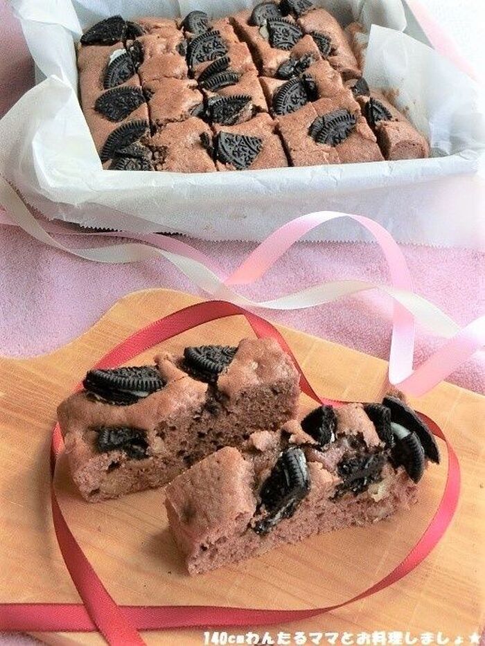 ホケミで簡単★ココアスティックケーキ