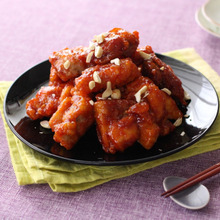 ゆず風味ヤンニョムチキン♪馬路すしの素で簡単アレンジ