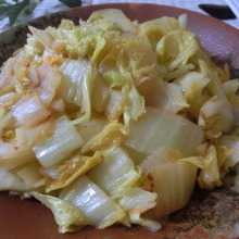 ペロリといけちゃう♪ 白菜だけのピリ辛中華炒め