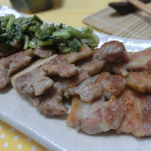 焼くだけ&混ぜるだけ☆ 豚バラ焼き ねぎ塩レモンだれで♪