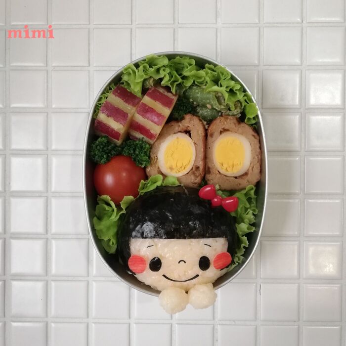 ⑥パーツを乗せます。