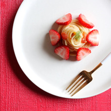 特別な日に★美しすぎる★苺のケーキパスタ