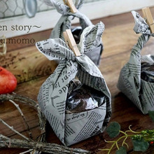 バレンタインに簡単!ペーパーナプキンで♥大人可愛いラッピング